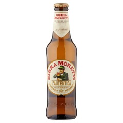 Birra Moretti Premium Lager Beer 4.6% Abv - 330ml Bottle